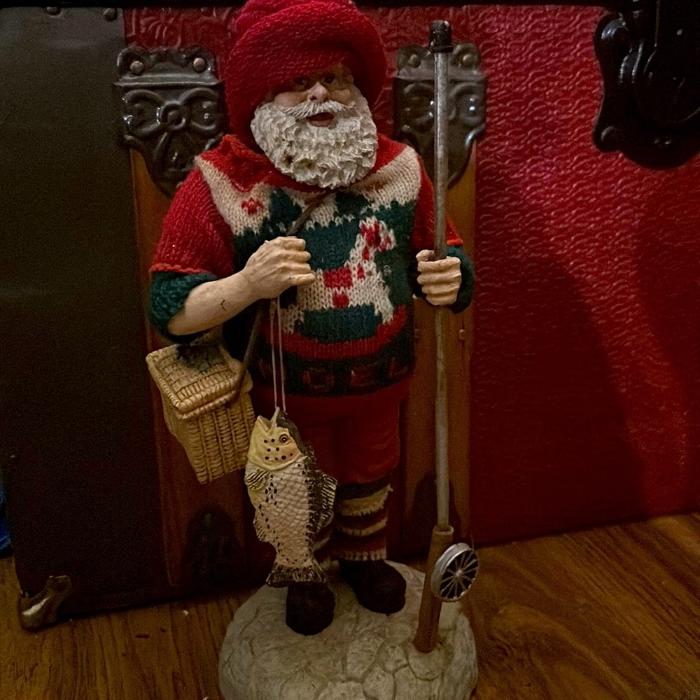 Santa fishing